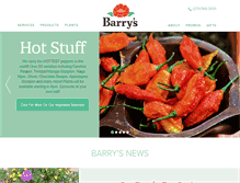 Tablet Screenshot of barrysgreenhouse.com